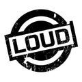 Loud rubber stamp