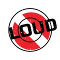 Loud rubber stamp