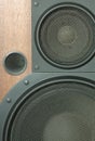 Loud speaker system details Royalty Free Stock Photo