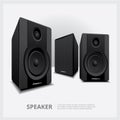 Loud Speakers isolated Royalty Free Stock Photo