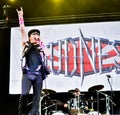 Loudness metal band live concert 2016, Hellfest festival Royalty Free Stock Photo