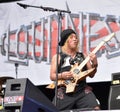 Loudness metal band live concert 2016, Hellfest festival Royalty Free Stock Photo