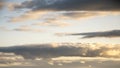 ÃÂ¡louds over sunset summer sky background. Stormy clouds shape Royalty Free Stock Photo