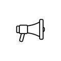 loudspeaker icon flat design