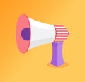 Loudspeaker Megaphone Vector Icon Speaking-Trumpet