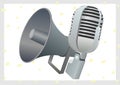 Loudspeaker and microphone Royalty Free Stock Photo