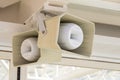 Loudspeaker system to warn of danger Royalty Free Stock Photo