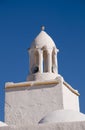 Loudspeakers in minaret tower