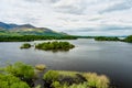 Lough Leane, huge lake located in Killarney National Park, famous of Ross Castle on it\'s shore, county Kerry, Ireland
