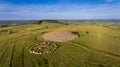 Loughcrew cairns. county Meath. Ireland Royalty Free Stock Photo