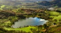 Loughrigg Tarn from Loughrigg Fell Royalty Free Stock Photo