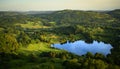 Loughrigg Tarn from Loughrigg Fell Royalty Free Stock Photo