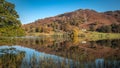 Loughrigg Tarn Reflections, English Lake District Royalty Free Stock Photo