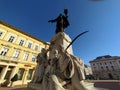 Louis Kossuth statue. Life 1802 Ã¢â¬â 1894. It was a Hungarian nobleman, lawyer, journalist, politician, statesman and Governor-Pres