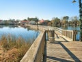 Louis Lake at Barefoot Landing in North Myrtle Beach Royalty Free Stock Photo