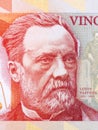 Louis Pasteur a portrait from money