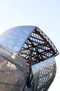 Louis Vuitton Foundation building by architect frank gehry Royalty Free Stock Photo