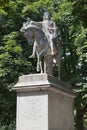 Louis XIII Statue in Place des Vosges Paris France Royalty Free Stock Photo