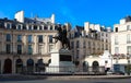 Louis XIV statue in Place des Victoires in Paris, France. Royalty Free Stock Photo