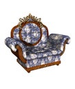 Louis XV Armchair - Blue