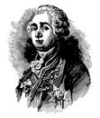 Louis XVI vintage illustration