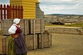 Louisbourg Lady Royalty Free Stock Photo