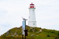 Louisbourg Lighthouse Royalty Free Stock Photo