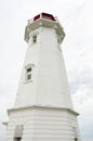 Louisbourg Lighthouse - Nova Scotia - Canada Royalty Free Stock Photo