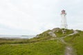 Louisbourg Lighthouse - Nova Scotia - Canada Royalty Free Stock Photo