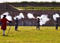 Louisbourg Soldiers Royalty Free Stock Photo