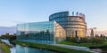 Louise Weiss building of European Parliament Royalty Free Stock Photo