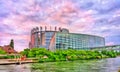 Louise Weiss building of European Parliament in Strasbourg, France Royalty Free Stock Photo