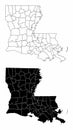 Louisiana County Maps