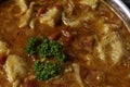 Louisiana Court-Bouillon simmering in a pan. Royalty Free Stock Photo