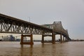 Louisiana Horace Wilkinson Bridge Mississippi river Royalty Free Stock Photo