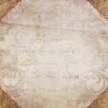 Louisiana Life New Orleans Culture Parchment Damask Wallpaper Background