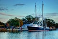 Louisiana Shrimp Boat HDR Royalty Free Stock Photo