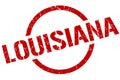 Louisiana stamp. Louisiana grunge round isolated sign.