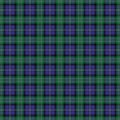 Louisiana State Tartan. Seamless pattern for fabric, kilts, skir Royalty Free Stock Photo