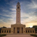 LSU clock tower Royalty Free Stock Photo