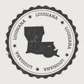 Louisiana vector sticker.