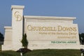 Churchill Downs, Home to the Kentucky Derby. The Kentucky Derby is one of the Crown Jewels of horse racing and professional sports Royalty Free Stock Photo