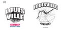 Louisville, Kentucky, two logo artworks