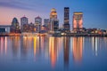 Louisville, Kentucky, USA at spring sunrise. Royalty Free Stock Photo