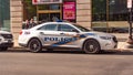 Louisville Police Car in the city - LOUISVILLE, USA - JUNE 14, 2019 Royalty Free Stock Photo