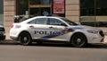 Louisville Police Car in the city - LOUISVILLE, UNITED STATES - JUNE 14, 2019 Royalty Free Stock Photo