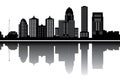 Louisville skyline Royalty Free Stock Photo