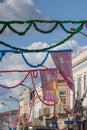 carnival decoration flags and ribbons