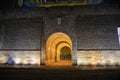 Loumen City Wall at night in Suzhou Royalty Free Stock Photo