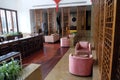 Lounge bar interior, Yuehe Hotel in Jiaxing, China Royalty Free Stock Photo
